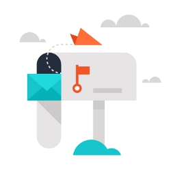 Symbol hostingu i skrzynek pocztowych